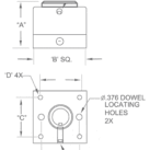 Lexair Pneumatics 65101 Line Drawing