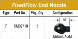 SwivelMax FixedFlow End Nozzle F Online Ordering