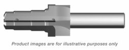 HYDRAFORCE 3 WAY CARBIDE TIPPED FINISHER - 0.750 SHANK DIA. 5.00 OAL - TWO COOLANT HOLES PER FLUTE