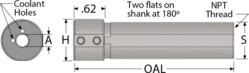 Single Point Coolant Holder