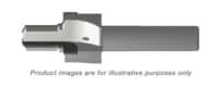 As5202-02R-X3 As5202-08R-X3 Reamer Pilot Port Tool Carbide Tipped (Coolant Thru To Each Flute) 3/4-16 Thread (1/2 Tube) 3.84 Oal (Also For Ms33649) 3 Flutes