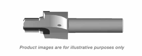 SAEJ1926-12R-X3 SAE#12 O-RING BOSS BOSS REAMER PILOT CARBIDE TIPPED PORT TOOL (COOLANT THRU TO EACH FLUTE) 1-1/16-12 THREAD (3/4 TUBE) 3.94 OAL (ALSO FOR MS16142) 3 FLUTES