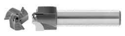 AS5202-02XZ PILOTLESS PORT TOOL CARBIDE (COOLANT THRU TO EACH FLUTE) 5/16-24 UNJF-3B THREAD (1/8 TUBE) 2.75 OAL (ALSO FOR MS33649) 3 FLUTES - Zirc (ZrCN) COATED