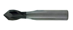 SOLID CARBIDE ALTIN COATED 2 FLUTE DRILL MILL 120 DEGREE INCLUDED ANGLE .500 SHANK x 3.0 OAL 1.00 OD LENGTH 30 DEG HELIX