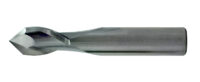 Drm12502-090 Solid Carbide 2 Flute Drill Mill 90 Degree Included Angle .250 Shank X 2.5 Oal .750 Od Length 30 Deg Helix