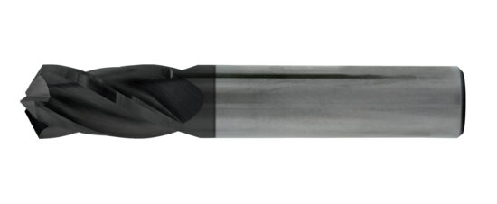 DRM25004-090A SOLID CARBIDE ALTIN COATED 4 FLUTE DRILL MILL 90 DEGREE INCLUDED ANGLE .250 SHANK x 2.5 OAL .750 OD LENGTH 30 DEG HELIX