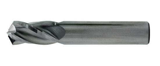 DRM50004-120 SOLID CARBIDE 4 FLUTE DRILL MILL 120 DEGREE INCLUDED ANGLE .500 SHANK x 3.0 OAL 1.00 OD LENGTH 30 DEG HELIX