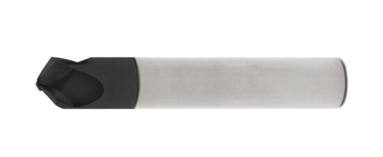 HC12503-090A Helical Chamfer Mill Carbide ALTiN Coated ANGLE 90 FLUTES 3 LOC 0.043 TIP DIA 0.04 SHANK DIA 0.125 OAL 1.5