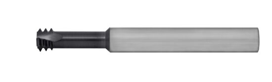 TMLR6-1MMA LONG REACH THREAD MILL CARBIDE ALTiN (M6-1 PITCH) INTERNAL .180 DIA X .500-NECK (1/4 SHANK) 2-1/2 OAL