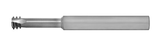 TMLR5-.8MMEL LONG REACH THREAD MILL CARBIDE (M5-.8 PITCH) INTERNAL .150 DIA X .600-NECK (1/4 SHANK) 2-1/2 OAL