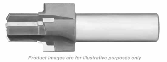 REAMER PILOT PORT TOOL CARBIDE TIPPED 3/4-16 THREAD 1/2 TUBE 3.70 OAL ALTiN COATED