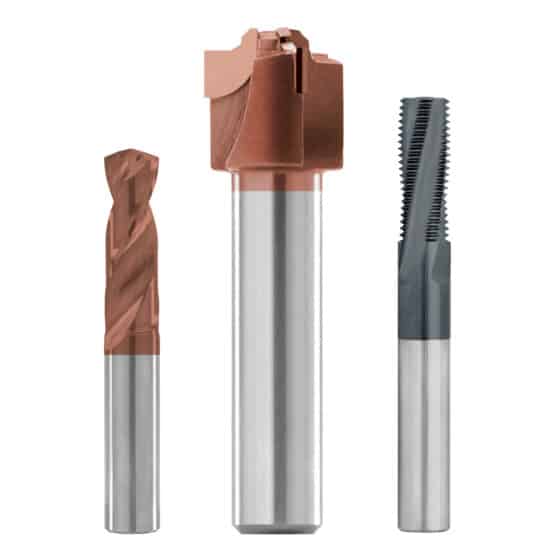 AS5202-08XZ PORT KIT, INCLUDES AS5202-08XZ PORT TOOL, TMI495-16HT THREAD MILL, DFX3-693Z DRILL ZIRC COATED