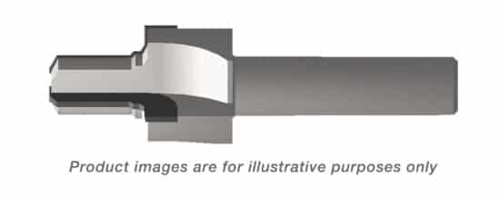 AS5202-32RA REAMER PILOT PORT TOOL CARBIDE TIPPED 2 1/2-12 THREAD (2 TUBE) 5.15 OAL (ALSO FOR MS33649) - 3 FLUTES ALTiN COATED