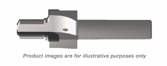 AS5202-16R-X3A REAMER PILOT PORT TOOL CARBIDE TIPPED (COOLANT THRU TO EACH FLUTE) 1-5/16-12 THREAD (1 TUBE) 4.37 OAL (ALSO FOR MS33649) 3 FLUTES - ALTiN COATED