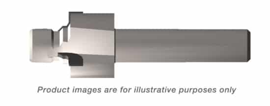 AS5202-32SA SOLID PILOT PORT TOOL CARBIDE TIPPED 2 1/2-12 THREAD (2 TUBE) 4.60 OAL 3 FLUTE (ALSO FOR MS33649) ALTiN COATED
