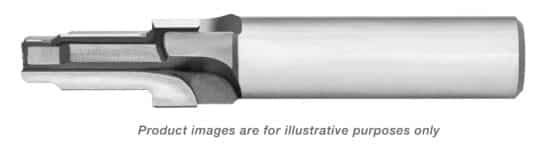 PORT TOOL CARBIDE TIPPED 0.7500-26UNJF-3B THREAD 0.500 TUBE 0.625 SHANK DIA. 3.50 OAL ALTiN COATED
