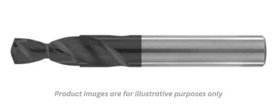 COOLANT THROUGH ROUGHING STEP DRILL FOR SAEJ1926-08 CARBIDE ALTIN 140 DEGREE DRILL POINT (WEB THINNED) 20MM SHANK 108MM OAL