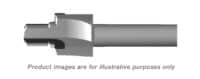 Saej1926-20R Sae#32 O-Ring Boss Reamer Pilot Carbide Tipped Port Tool Tin Coated 2 1/2-12 Thread (2 Tube) 5.15 Oal (Also For Ms16142) 3 Flutes