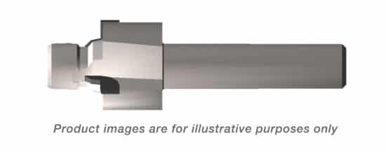 SAE#32 O-RING BOSS SOLID PILOT CARBIDE TIPPED PORT TOOL 2 1/2-12 THREAD (2 TUBE) 5.15 OAL (ALSO FOR MS16142) 3 FLUTES ALTiN COATED