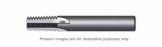 NPT THREAD MILL COOLANT THROUGH CARBIDE ALTiN (1 to 2-11.5) IN OR EX - 0.550 DIA X 1-1/2 LOC - 6 FLUTES (5/8 SHANK X 4 OAL)