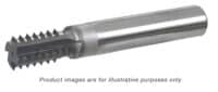 Thread Mill Carbide Tipped Coolant Thru Tin (1-1/2-8 Min Id) Internal Or External .990 Dia X 1 Loc (2.00 Reach) - 6 Flutes Straight (1 Shank X 6 Oal)