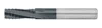 Tmi8.0-1.00-Ht 15Deg Helical Thread Mill Carbide Onyx Dlc (Ta-C) (M8-1.25 Min) Internal Only .234 Dia X .659 Loc - 3 Flutes (6Mm Shank X 58Mm Oal)