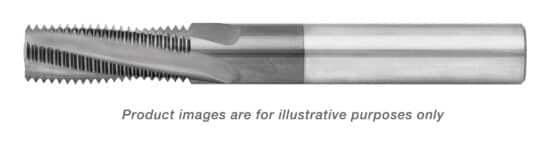 15deg HELICAL NPT THREAD MILL CARBIDE ALTiN 1 2-11.5 PITCH .550 DIA X 1-1/8 LOC (4 FLUTE) 5/8 SHANK 4 OAL