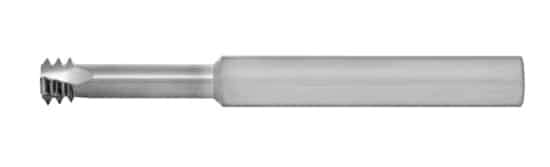 LONG REACH THREAD MILL CARBIDE (M8-1 PITCH) INTERNAL .234 DIA X 1.10-NECK (1/4 SHANK) 2-1/2 OAL LONG REACH THREAD MILL CARBIDE (M8-1 PITCH) INTERNAL .234 DIA X 1.10-NECK (1/4 SHANK) 2-1/2 OAL