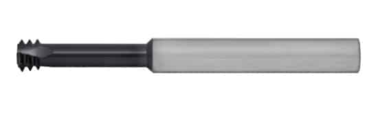 LONG REACH THREAD MILL CARBIDE ALTiN (M8-1 PITCH) INTERNAL .234 DIA X .600-NECK (1/4 SHANK) 2-1/2 OAL