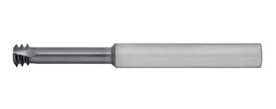 LONG REACH THREAD MILL CARBIDE VERSA (AlCrN) (M8-1 PITCH) INTERNAL .234 DIA X 1.10-NECK (1/4 SHANK) 2-1/2 OAL LONG REACH THREAD MILL CARBIDE VERSA (AlCrN) (M8-1 PITCH) INTERNAL .234 DIA X 1.10-NECK (1/4 SHANK) 2-1/2 OAL