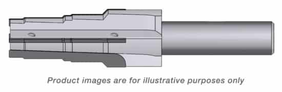 SUN HYDRAULIC CARBIDE TIPPED CARTRIGE VALVE FINISHING TOOL 0.500 SHANK DIA. X 4.00 OAL - ONE COOLANT HOLE PER FLUTE ALTIN COATED SUN HYDRAULIC CARBIDE TIPPED CARTRIGE VALVE FINISHING TOOL 0.500 SHANK DIA. X 4.00 OAL - ONE COOLANT HOLE PER FLUTE ALTIN COATED
