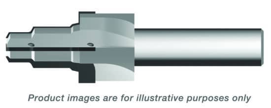 HYDRAFORCE 2 WAY CARBIDE TIPPED ROUGHER ALTiN COATED - 0.750 SHANK 5.50 OAL - TWO COOLANT HOLES PER FLUTE HYDRAFORCE 2 WAY CARBIDE TIPPED ROUGHER ALTiN COATED - 0.750 SHANK 5.50 OAL - TWO COOLANT HOLES PER FLUTE