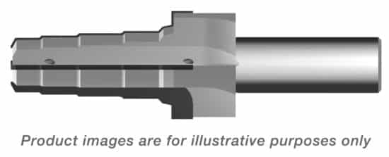HYDRAFORCE 4 WAY CARBIDE TIPPED FINISHER ALTiN COATED - 0.750 SHANK DIA. 5.50 OAL - TWO COOLANT HOLES PER FLUTE HYDRAFORCE 4 WAY CARBIDE TIPPED FINISHER ALTiN COATED - 0.750 SHANK DIA. 5.50 OAL - TWO COOLANT HOLES PER FLUTE